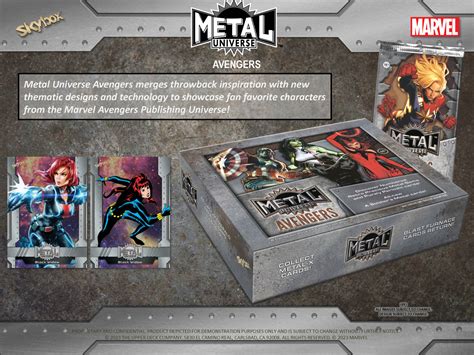 marvel metal universe trading card blaster box stores|skybox metal universe box.